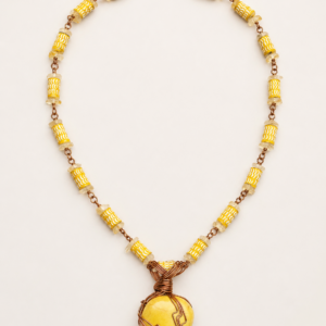 Sun Tribe Yellow Turquoise Necklace