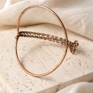 Solar Circle Copper Cuff