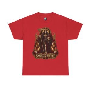 Santa Muerte T-Shirt — Gothic Chapel Skull Art Tee