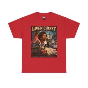 Gwen Cherry Tribute T-Shirt — Vintage Collage Black History Graphic Tee