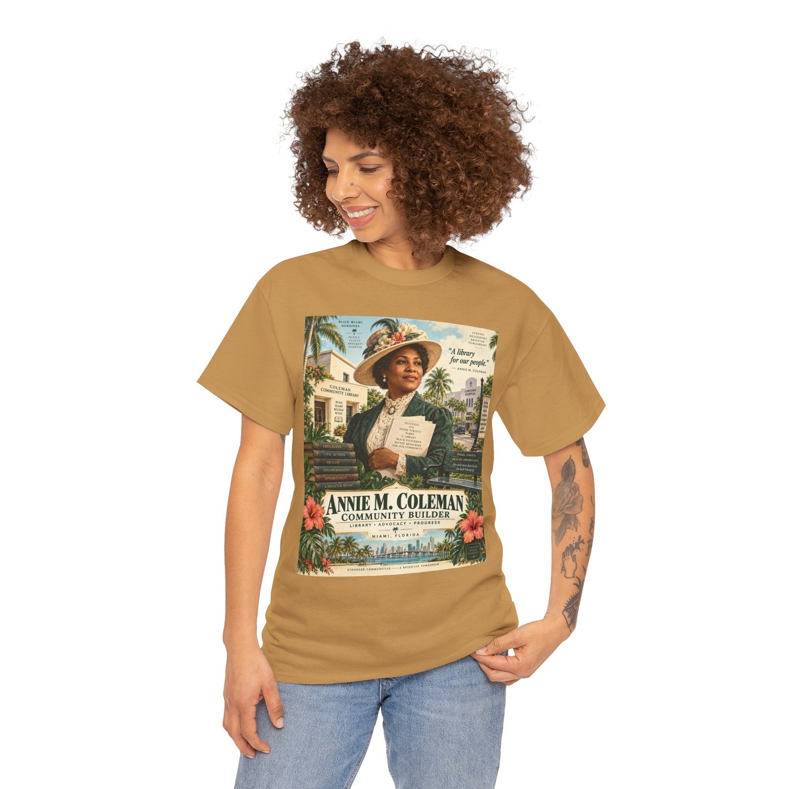 Annie M. Coleman Community Builder T-Shirt - Image 5