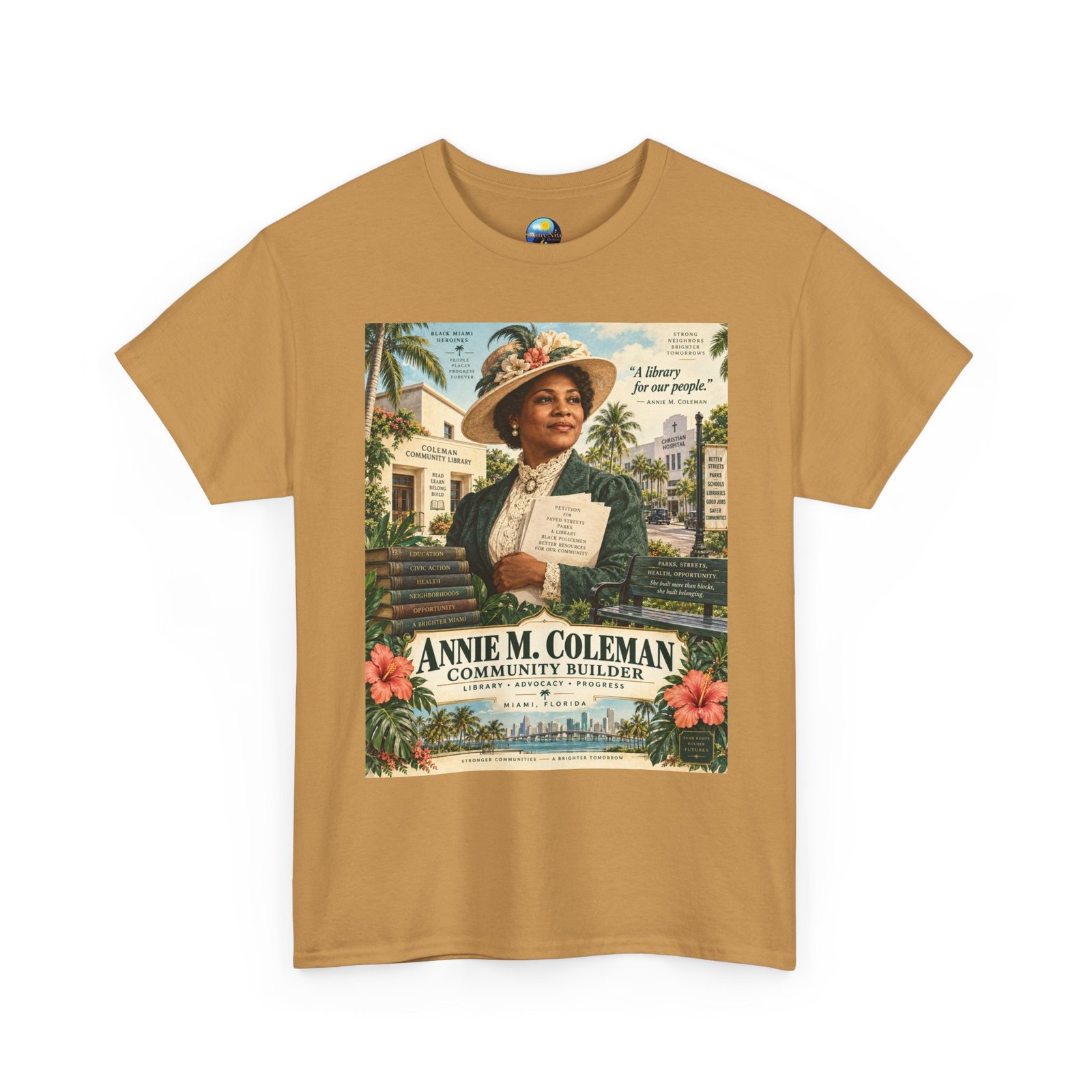 Annie M. Coleman Community Builder T-Shirt - Image 3