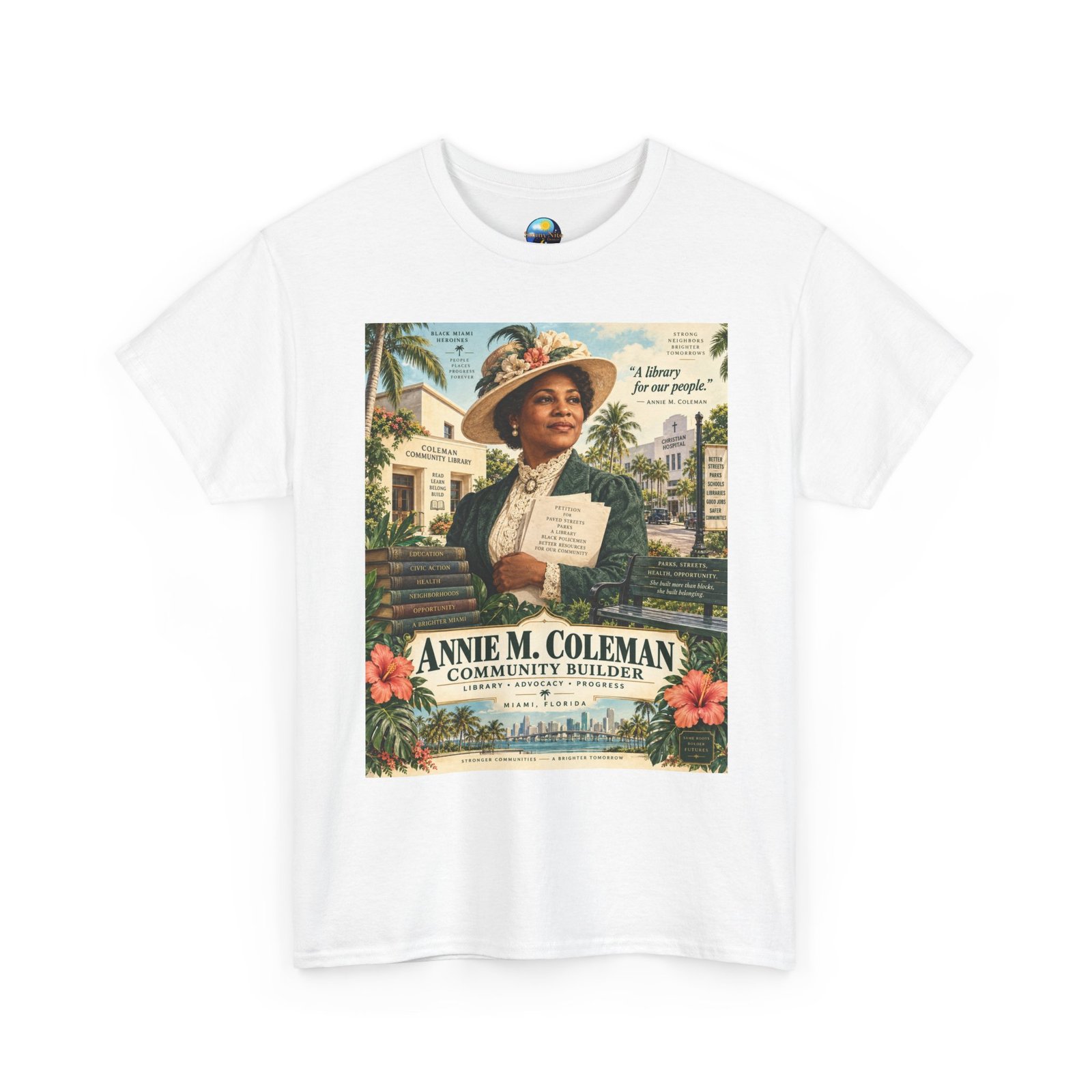 Annie M. Coleman Community Builder T-Shirt - Image 9