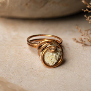 Rooted Desert Rose Copper Ring