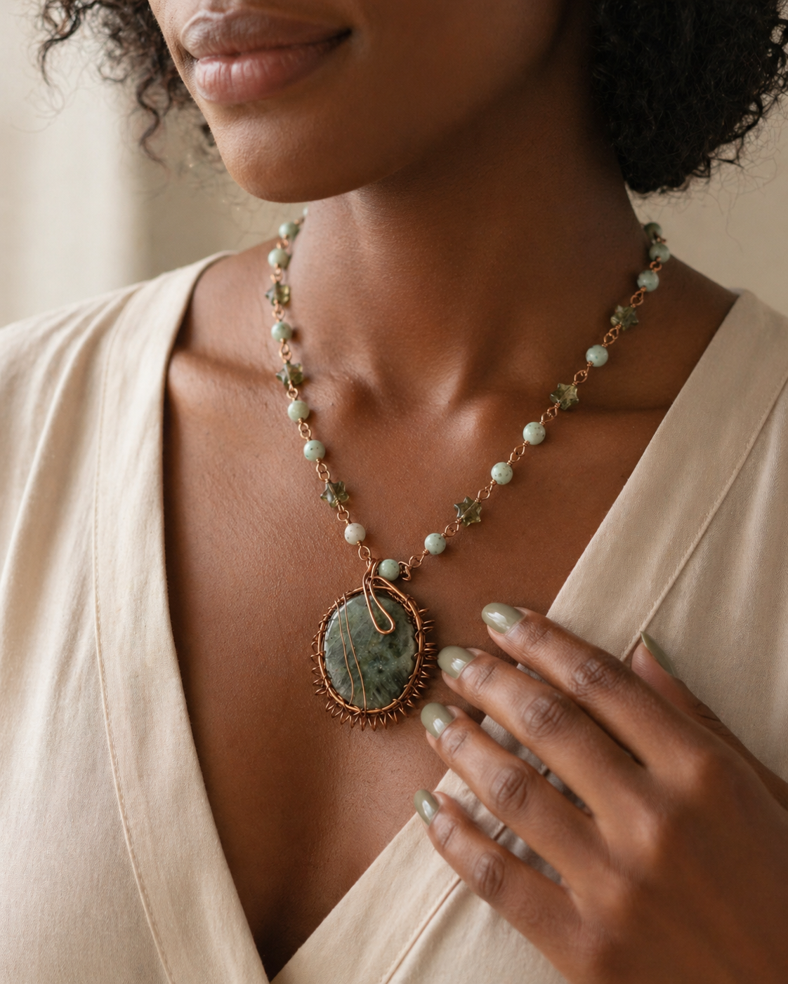 Star Path Labradorite Necklace