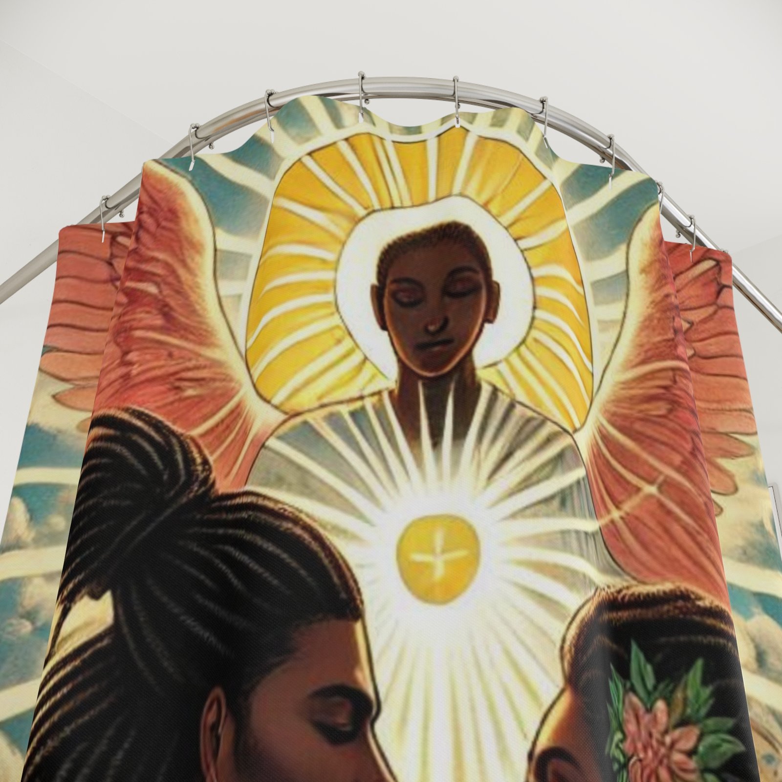 "Lovers" Shower Curtains - Image 2