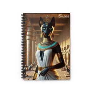 Bastet Spiral Notebook - Ruled Line