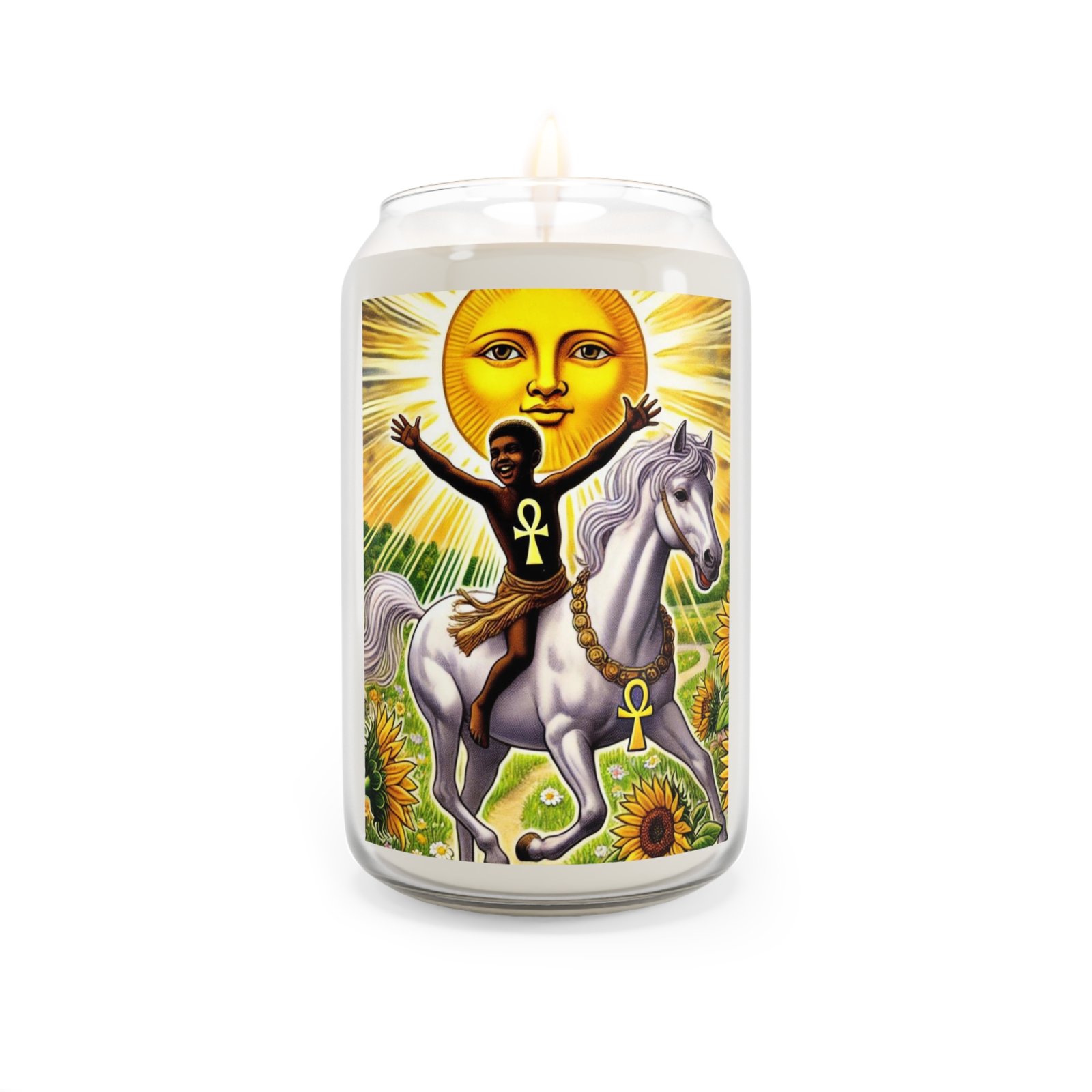 The Sun Soy Candle — 13.75oz Scented Jar - Image 5