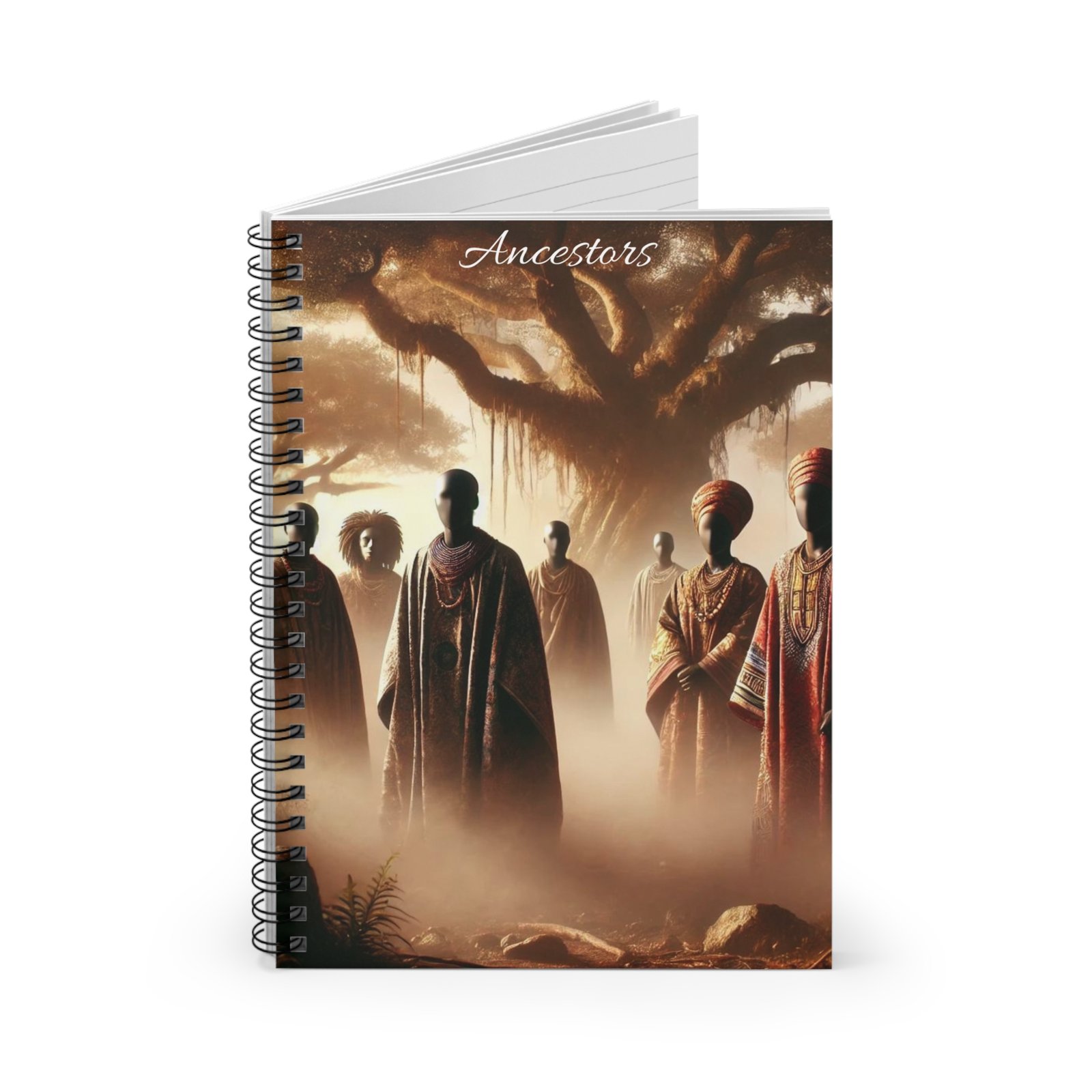"Ancestral Walk" Spiral Notebook - Ruled Line - Image 2