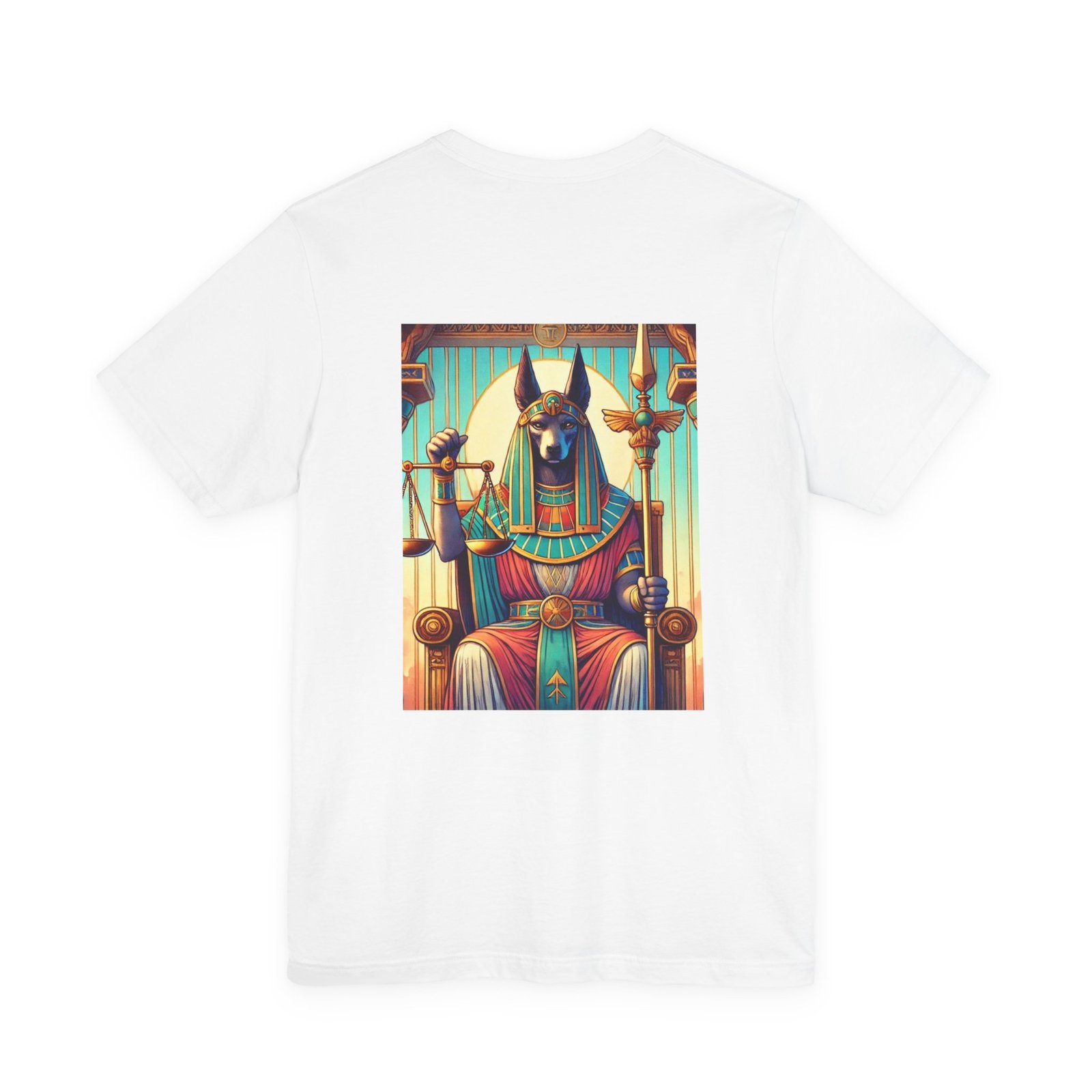 Justice Tarot Adult Unisex Tee - Image 2