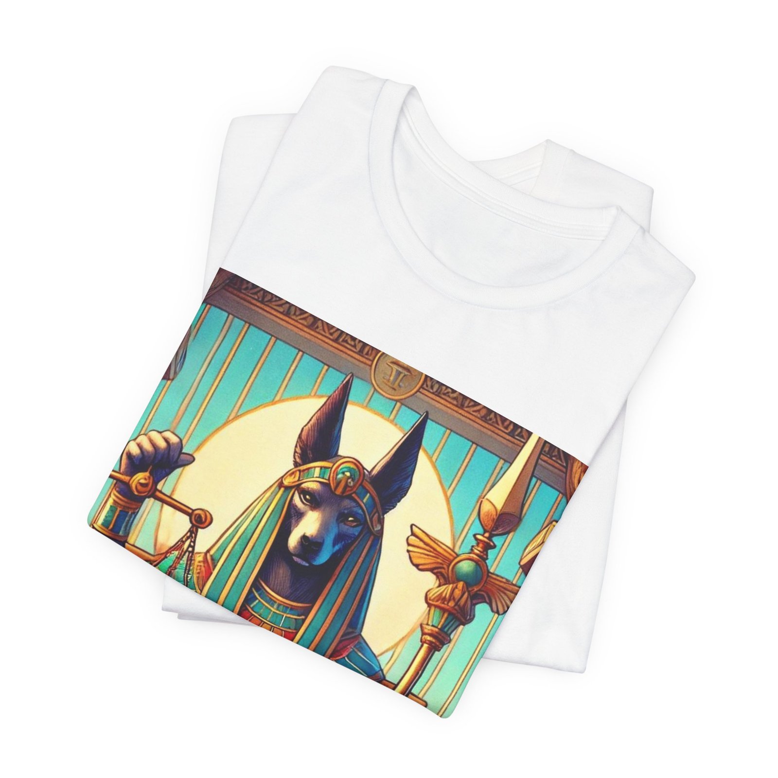 Justice Tarot Adult Unisex Tee - Image 3