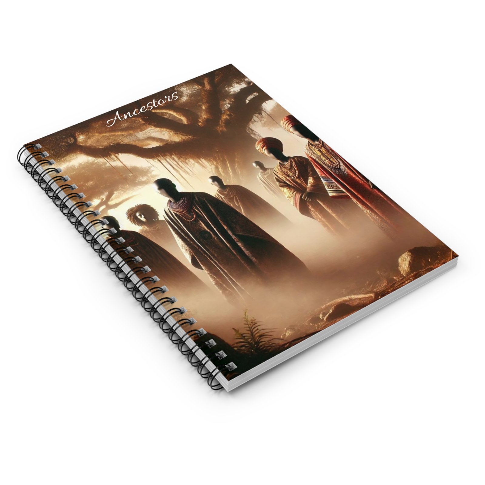 "Ancestral Walk" Spiral Notebook - Ruled Line - Image 3