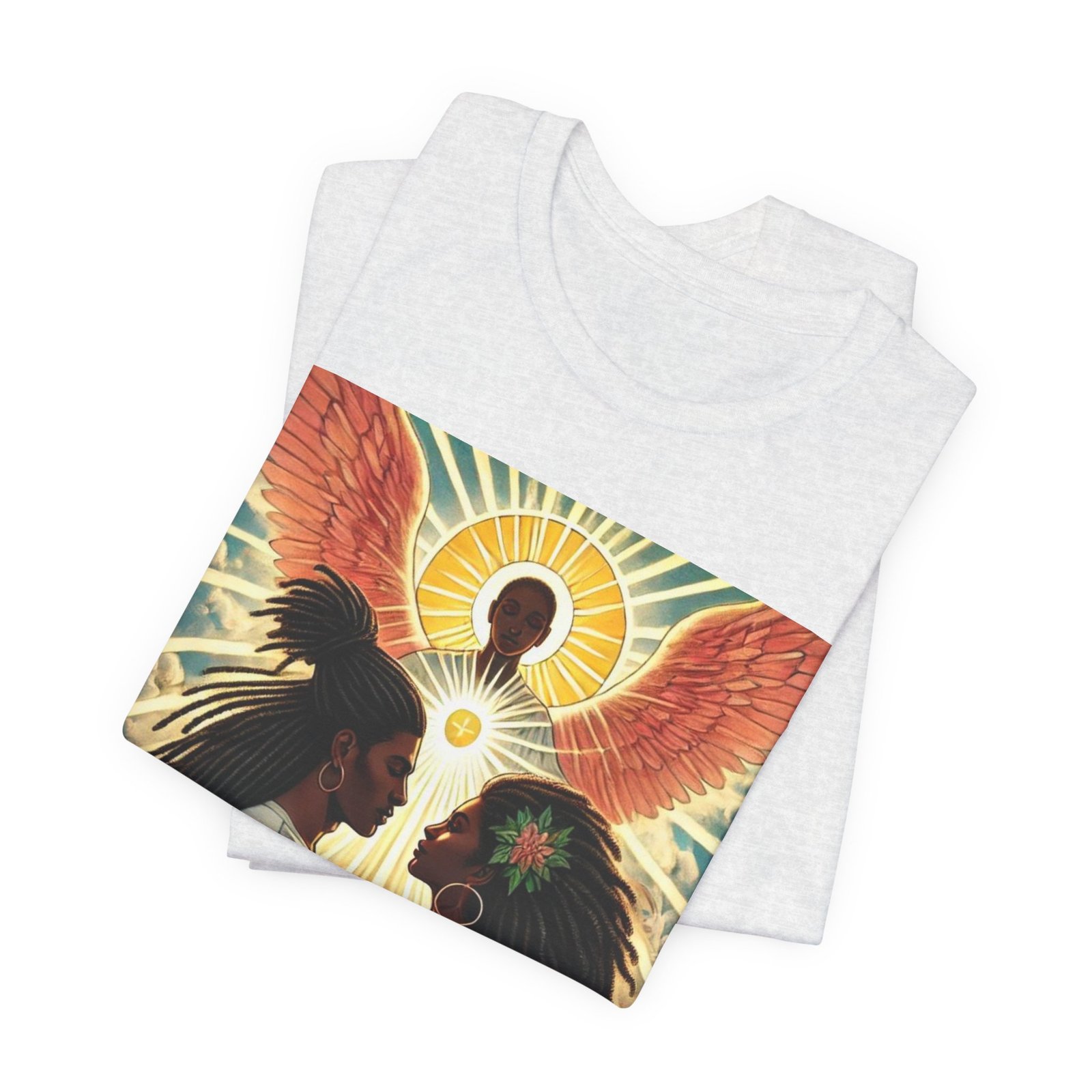 The Lovers Tarot Adult Unisex Tee - Image 7