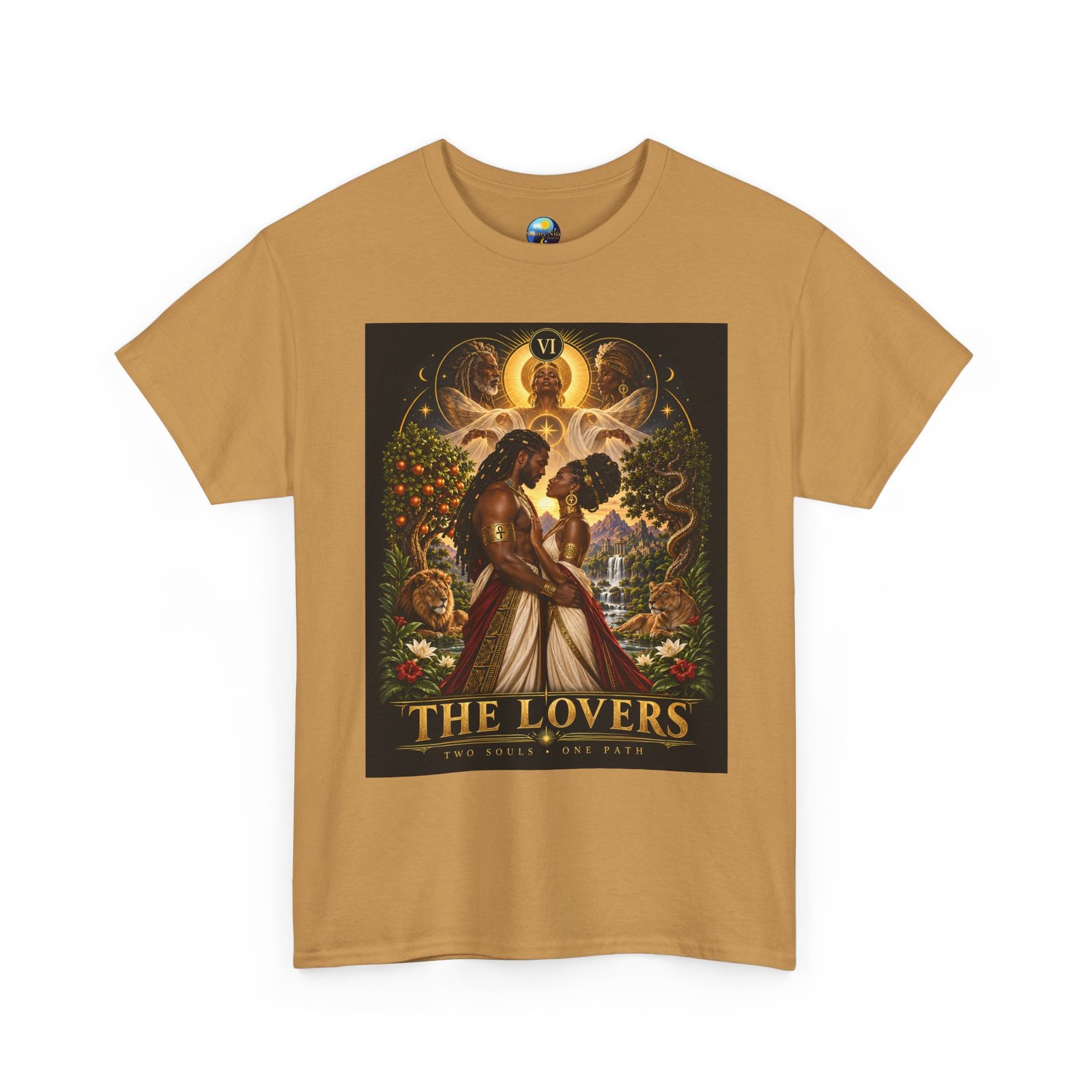 Tarot 'The Lovers' Graphic Tee - Image 3