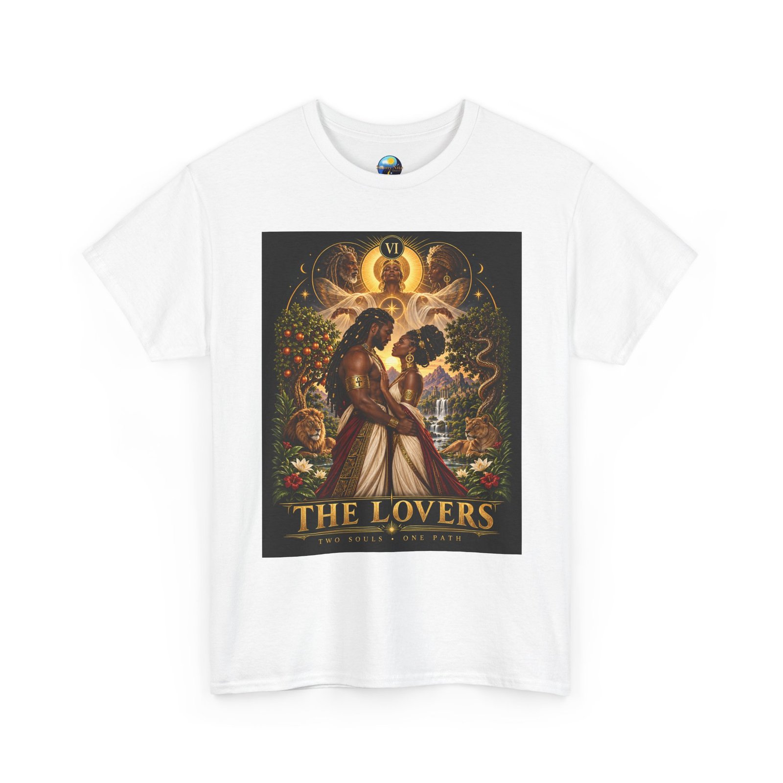 Tarot 'The Lovers' Graphic Tee - Image 7