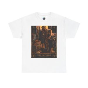 The Emperor Tarot T‑Shirt — Gothic Lion & Throne Graphic Tee